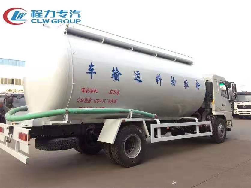 东风天锦粉粒物料车