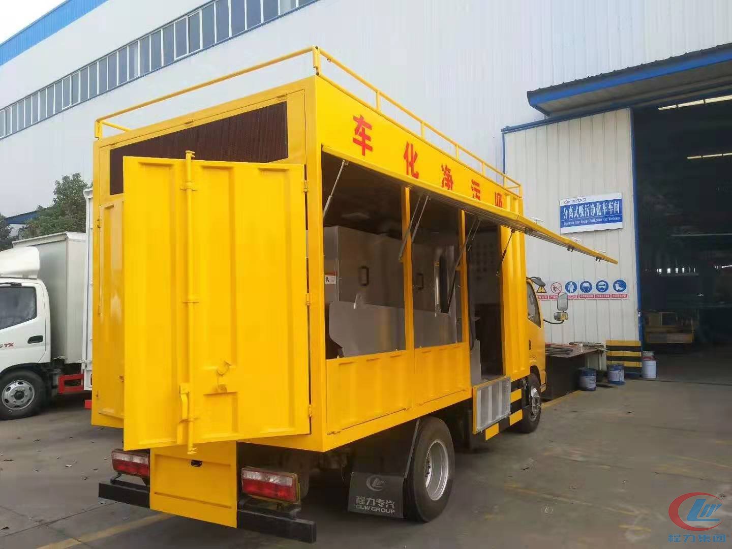 蓝牌东风多利卡D6污水处理车