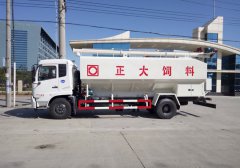东风天龙20吨散装饲料运输车操作流程